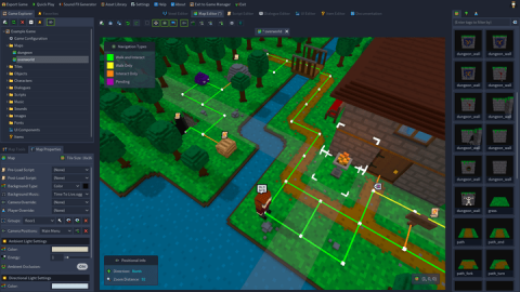 Image of a game being designed